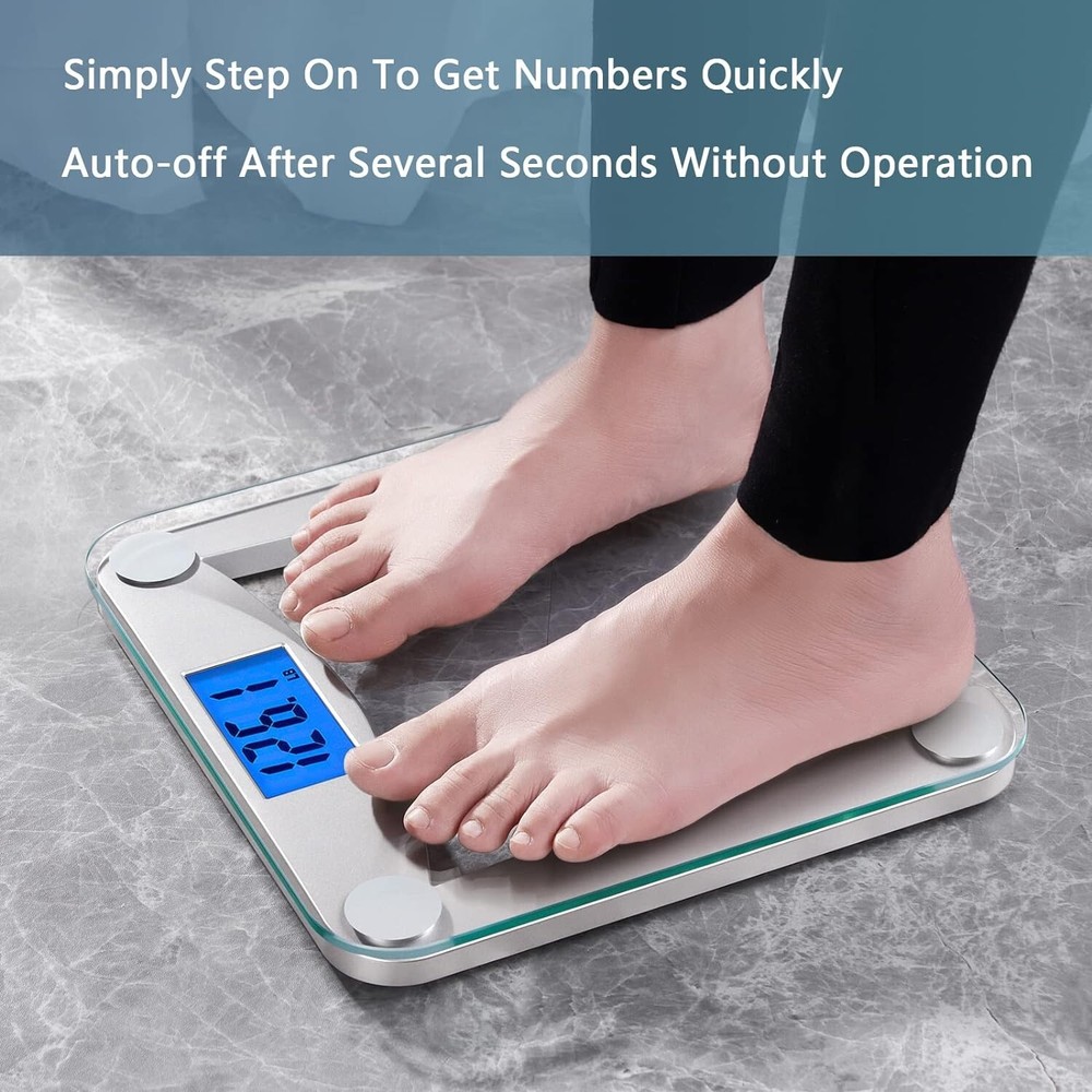 Extra Large LCD Digital Weight Scale - Lightweight & Accurate for Everyday Use