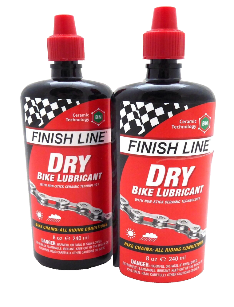 Finish Line Dry Lube with Ceramic Technology - 8oz Drip, 2 Pack