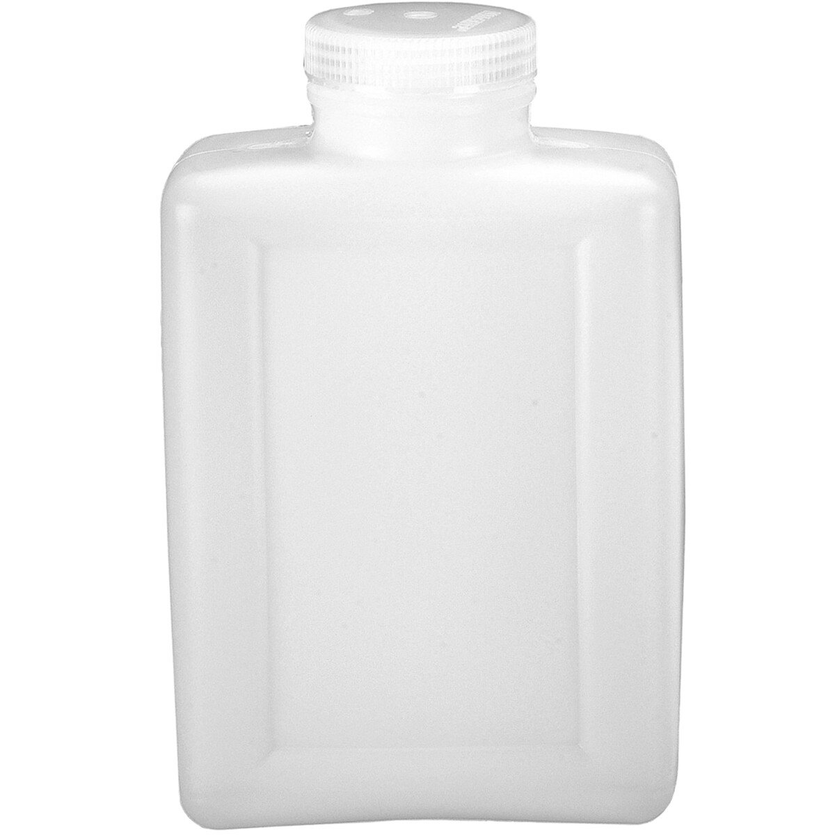 Nalgene HDPE Plastic Wide Mouth Rectangular Storage Bottle - Clear