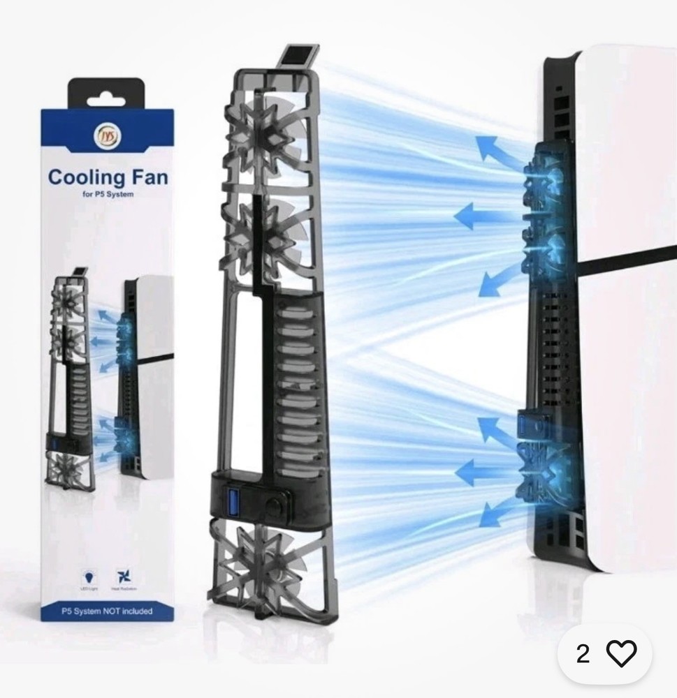 Cooling Fan for PS5 Console, Gaming Accessories