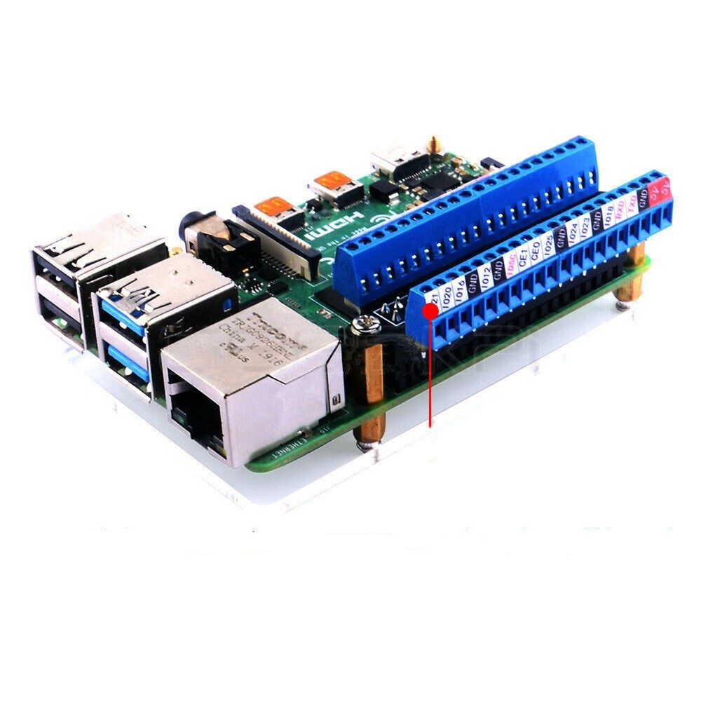 Raspberry Pi GPIO Screw Terminal Hat Expansion Board For Raspberry Pi 4B/3B+/3B