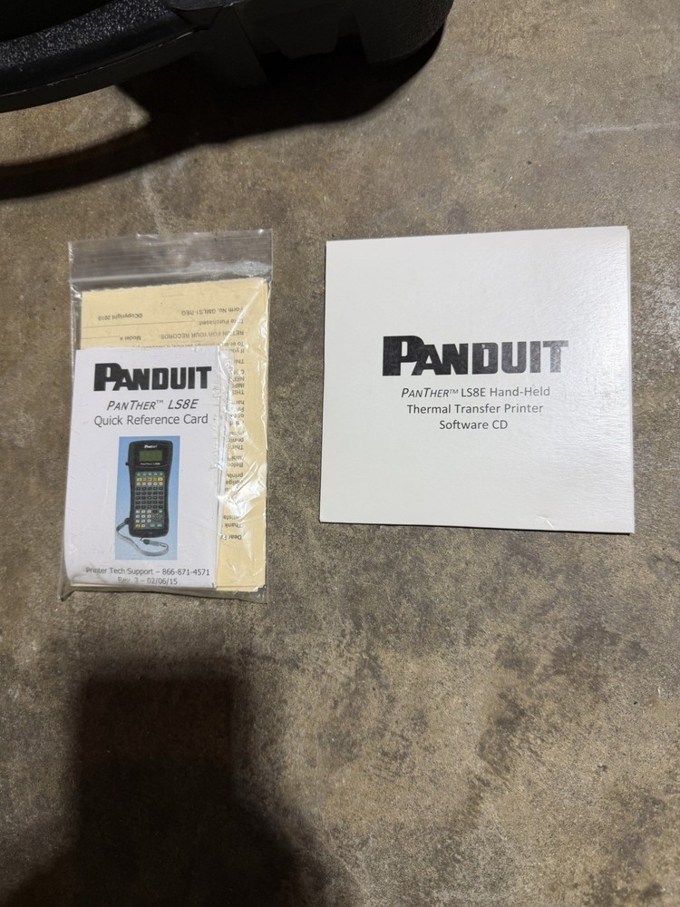 Panduit PanTher LS8E Handheld Thermal Label Maker Bundle