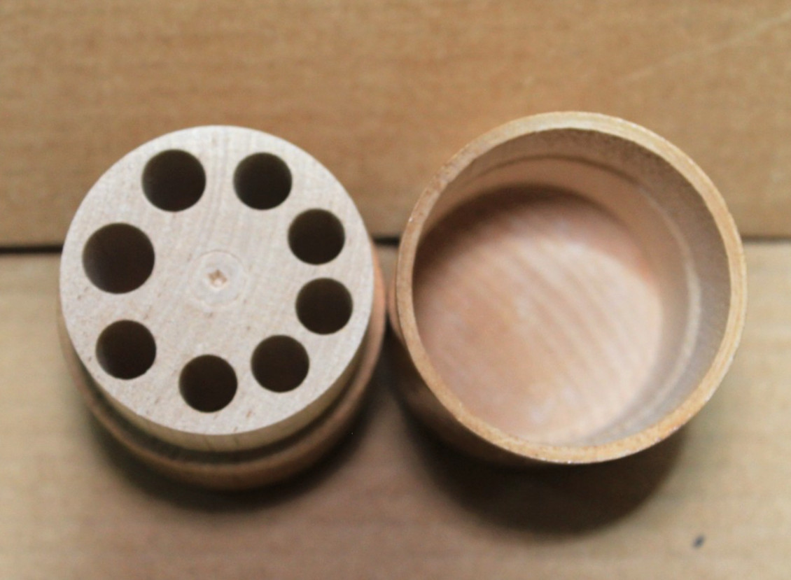 Vintage STARRETT #565 Drive Pin Punch Set of 8 Wood Holder S565WB