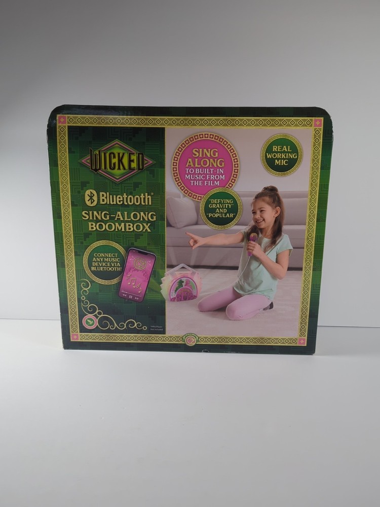 eKids Wicked Karaoke Microphone - Bluetooth Wireless Speaker & Echo Effects NEW