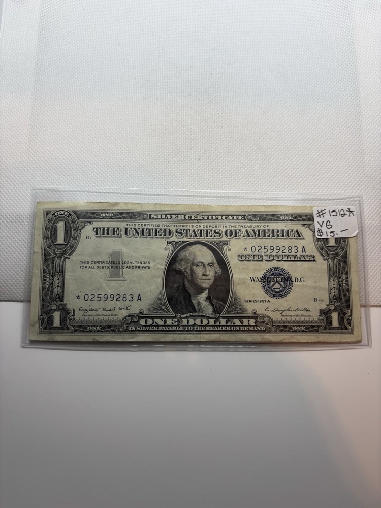***STAR***1957 Silver Certificate $1 Star Note
