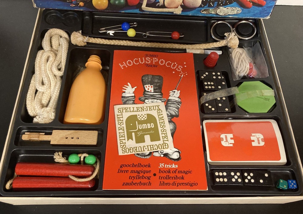 1970’s Jumbo #573 - Hocus Pocus Magic set - mostly complete -EX