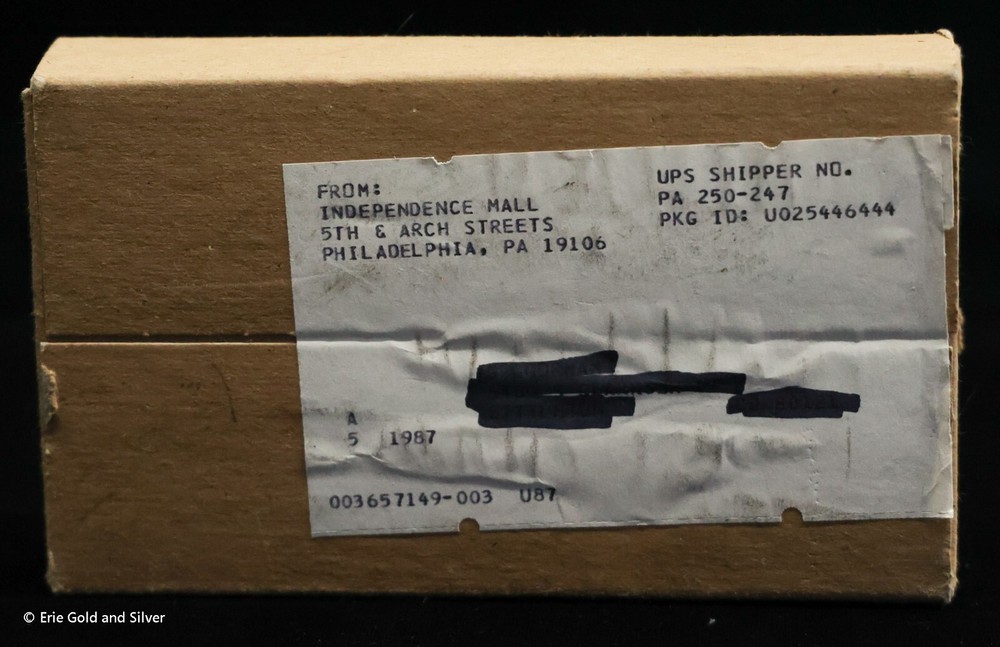 (5) 1987 US Mint Sets in Original Shipping Box ~Sealed~