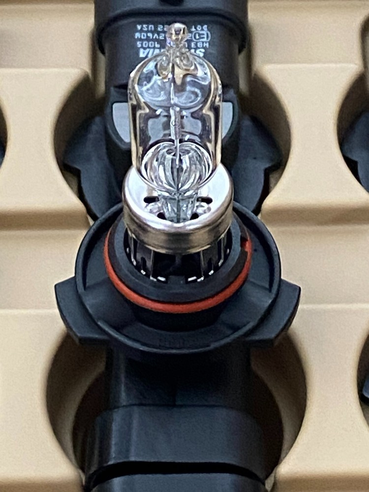 9005 Headlight Bulbs Sylvania Basic HB3 U (12V, 60W) Bright TWO in Bulk Package