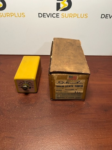 MACROMATIC SS21622-EJS TIMING TIME DELAY RELAY 50-500 SEC. NEW