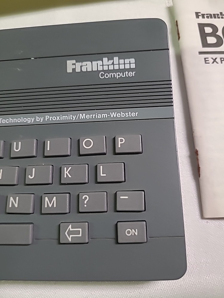 Vtg. Franklin Bookman Computer Spelling Ace (Bin C)