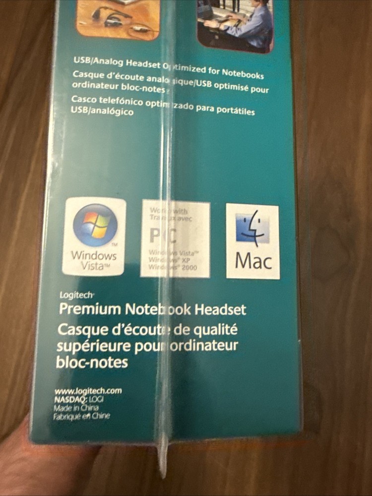 Logitech Premium Notebook Silver/Black Neckband Headsets