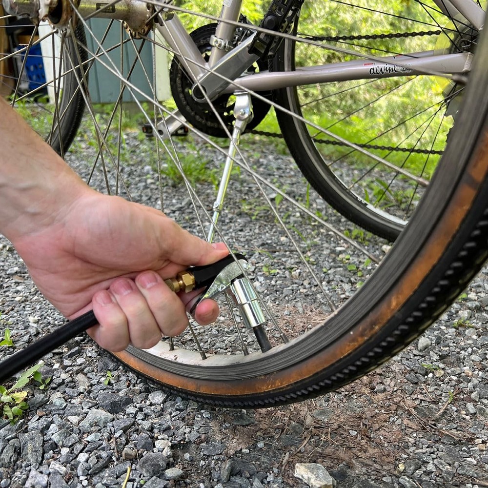 90Degree Air Chuck for Fast Inflation | Open Flow Design