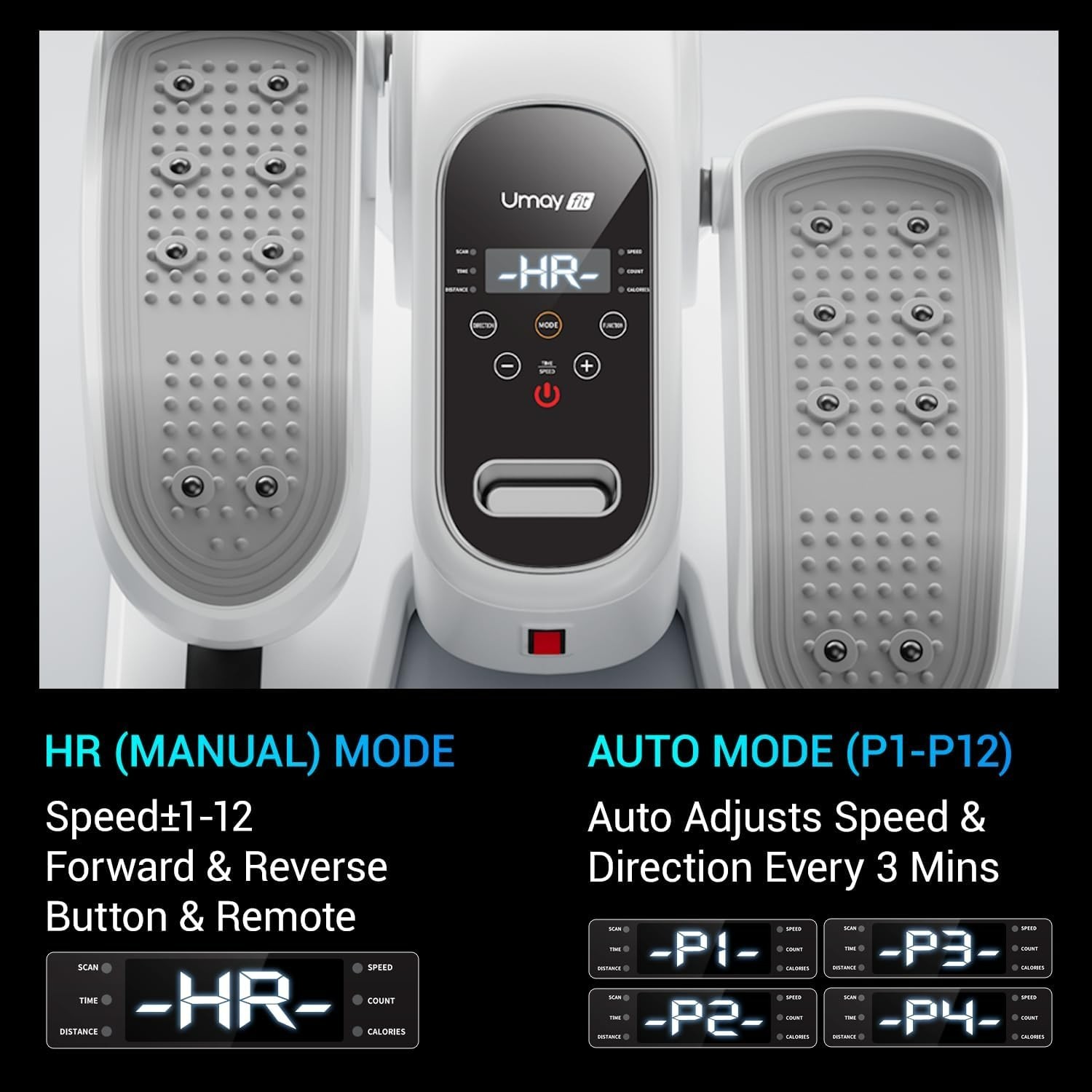 Ellipse Leg Exerciser for Seniors, Quiet & Portable Electric Seated Eclipse E