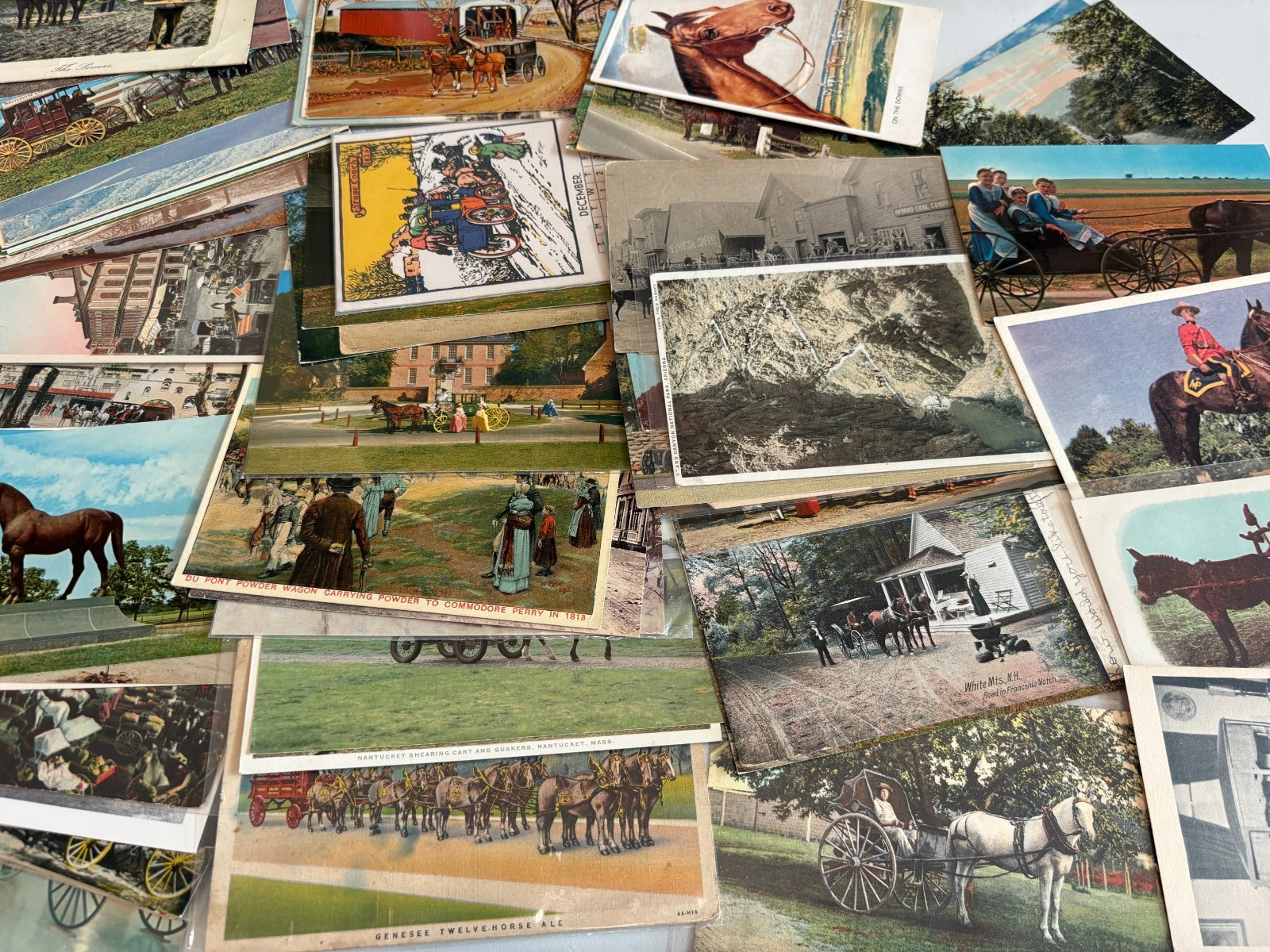 Lot of 25 UNUSED Vintage Postcards USA & FUN TOPICS! 1900s-60s FREE SHIPPING