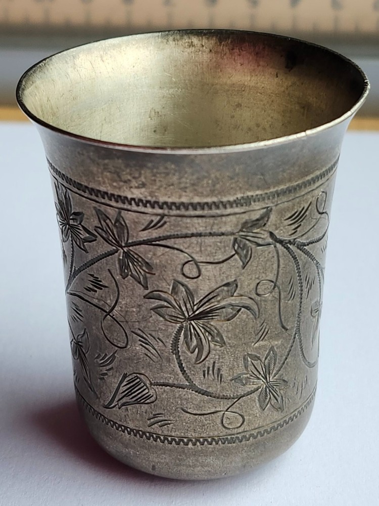 glass stack silver 84 standard 1870. Russian Empire