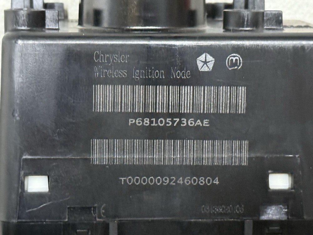 Dodge Chrysler Wireless Ignition Switch Module + Key 68105736 VIN PROGRAMMED