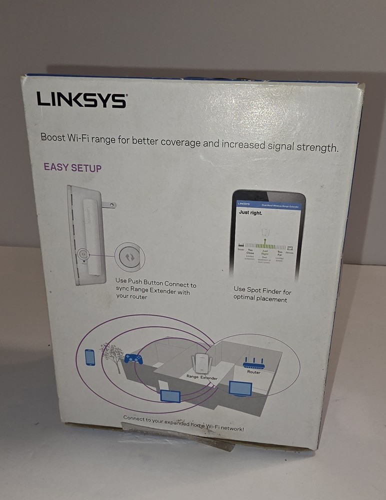 Linksys - RE6400 - Boost Ex Wi-Fi Range Extender