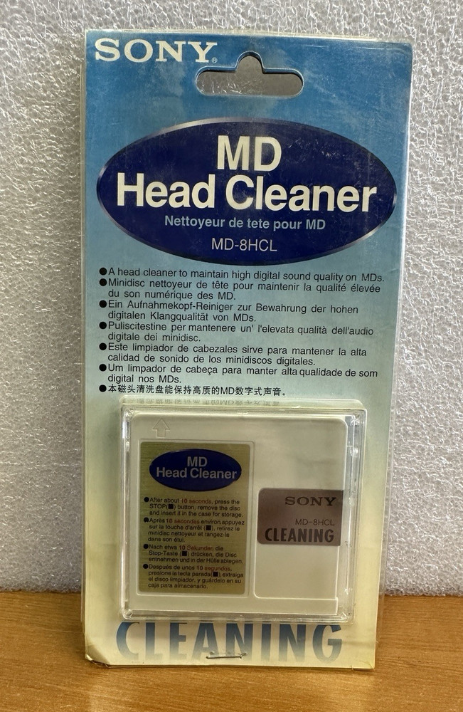 Sony MiniDisc Head Cleaner MD-8HCL
