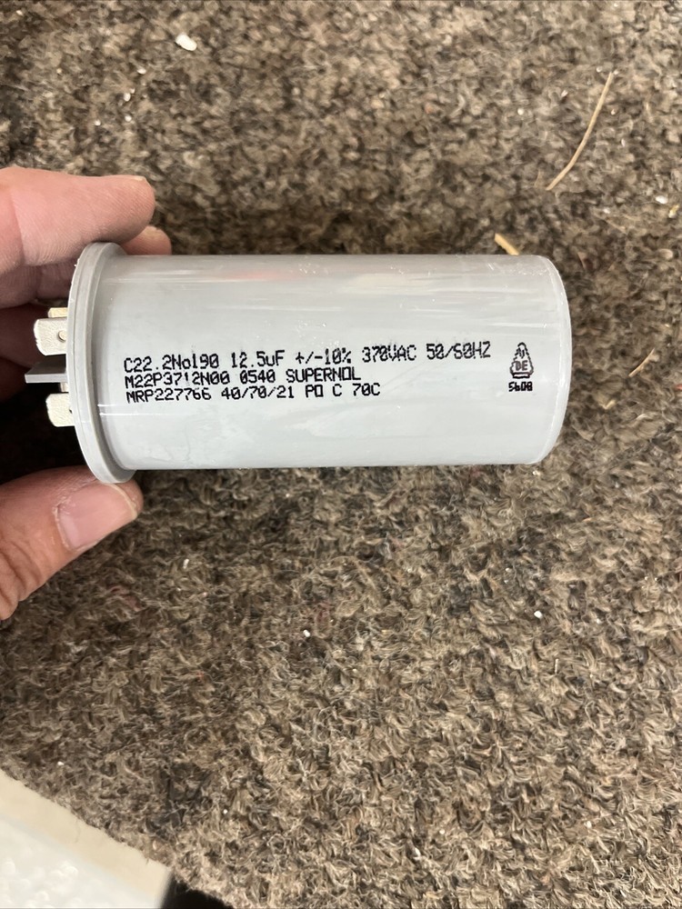 SOURCE RUN CAPACITOR 12.5 MFD 370 VOLT