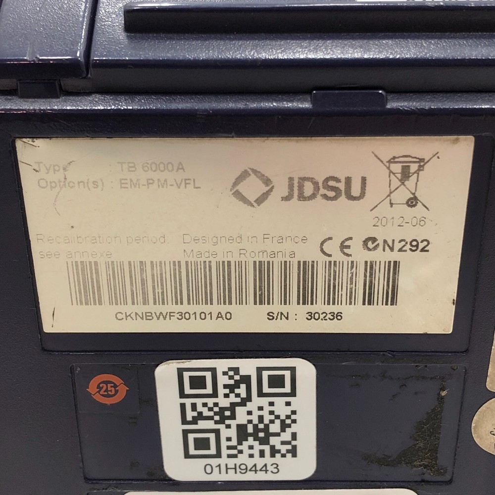 Viavi JDSU T-BERD 6000A Compact Network Optic Test Platform (2) 8140 CWDM Module