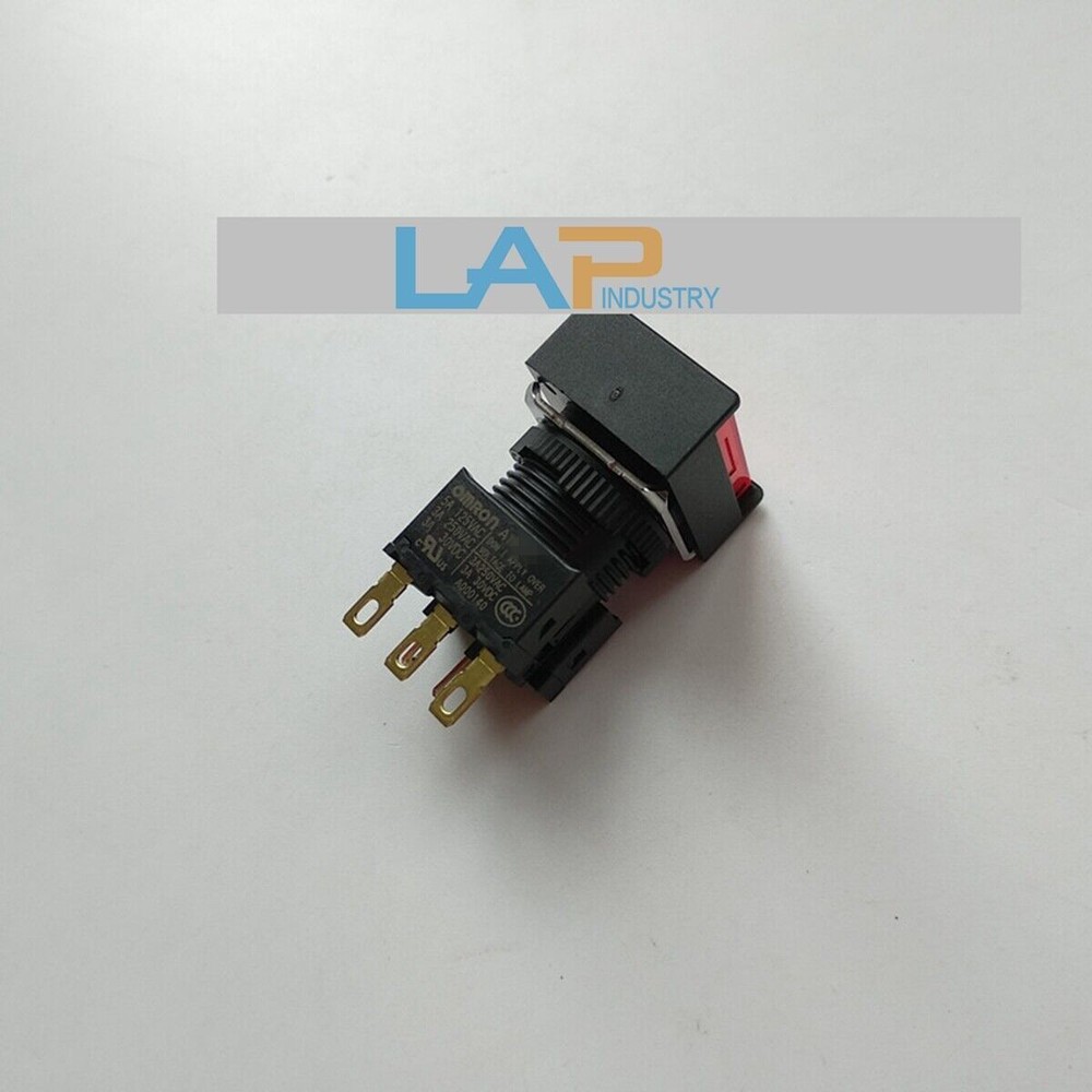 1Pc FOR A16-JRM-1 Red push button switch