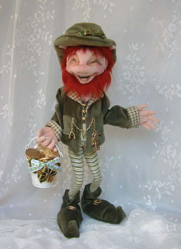 Cloth Art Doll Pattern "Dillon" By Shelley Hawkey