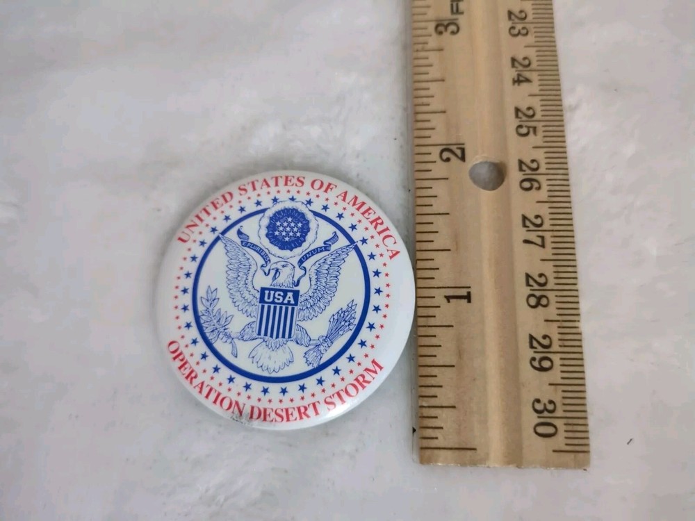Operation Desert Storm Button Pin