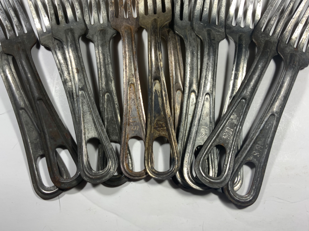 One WW2 US Army Mess Kit Fork