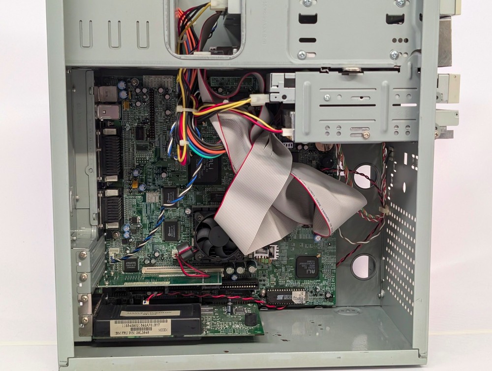 IBM Aptiva Type 2153 E2U beige desktop computer from 98; tested powers on; wiped