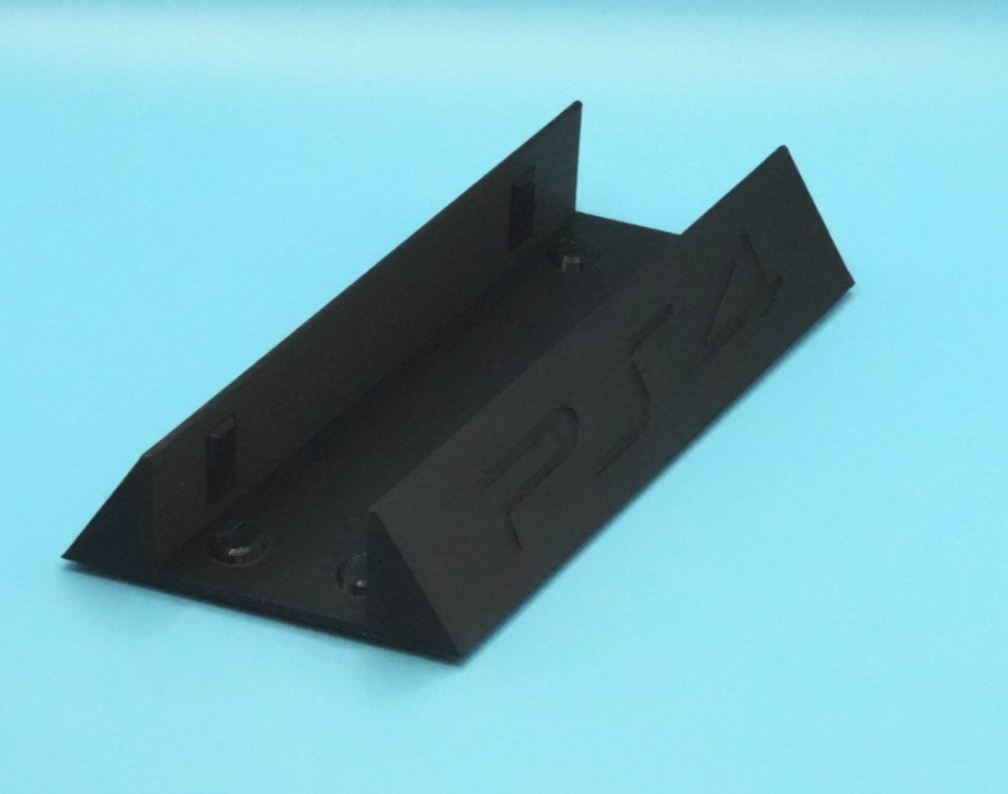 Playstation 4 Slim Vertical Stand 3d printed