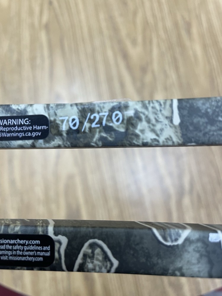 Mission MXR Compound Bow RH