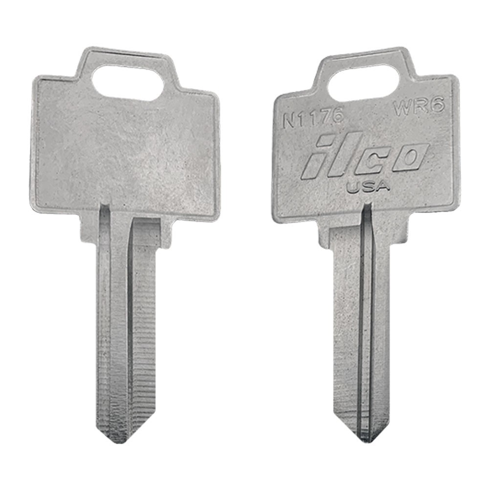 WR6 / N1176 Key Blank Nickel