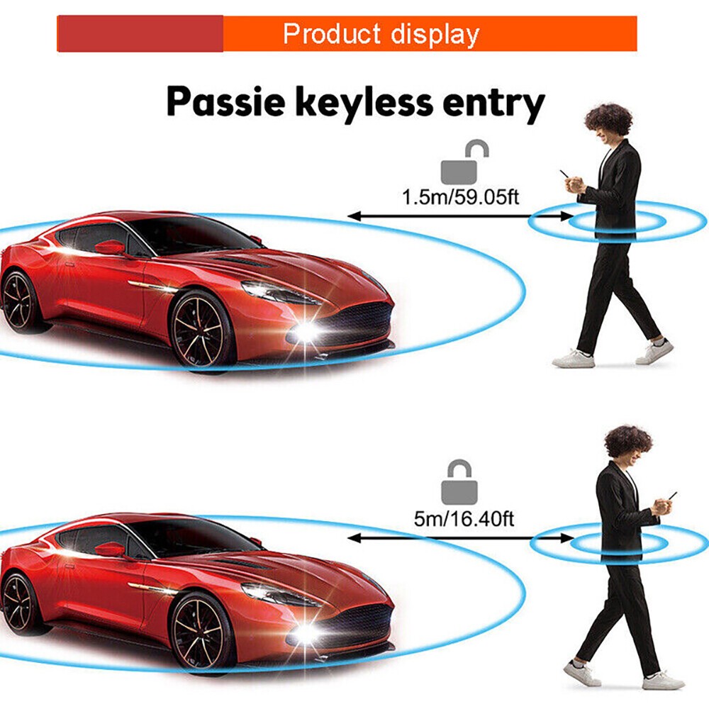 Keyless Entry Engine Start Alarm System Push Button Remote Starter Stop Car