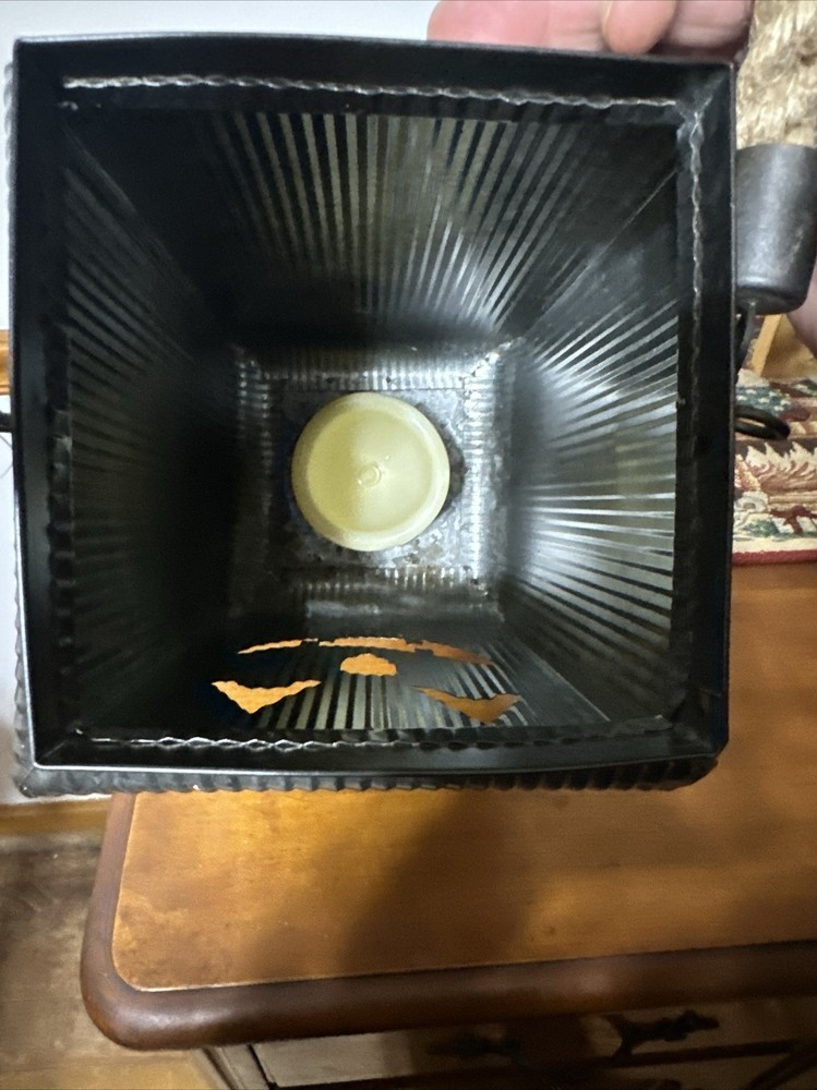 Galvanized Jack O Lantern Led Candle