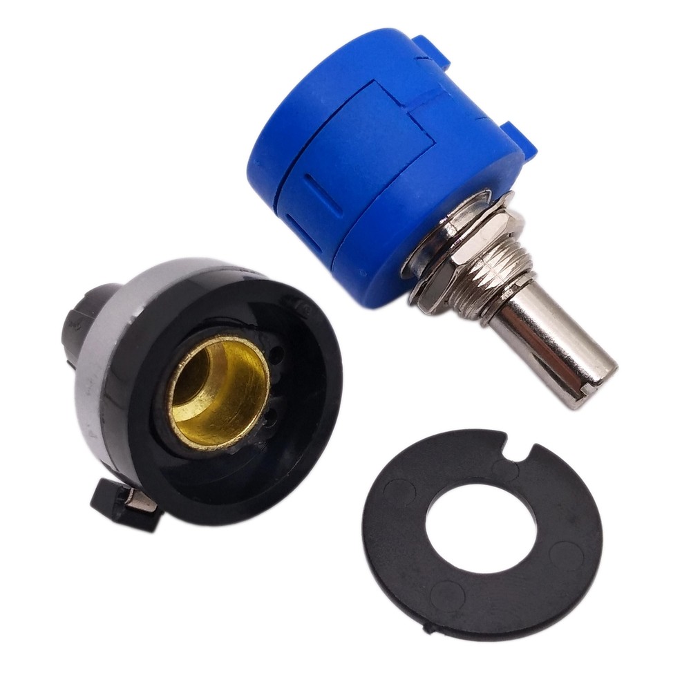 2 Sets 2K Ohm 3590S Potentiometer 10 Turn Counting Dial Rotary Knob