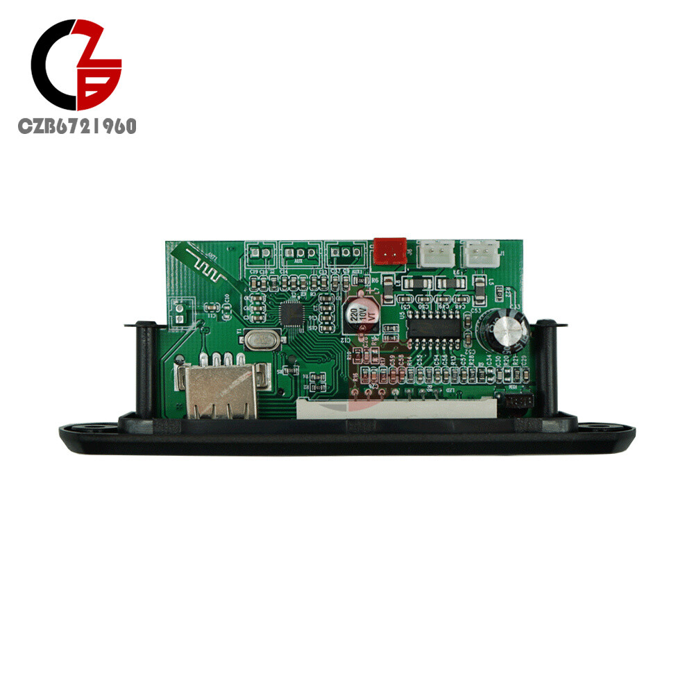 Wireless Bluetooth 12V MP3 WMA Decoder Board Audio Module USB TF Radio Car FM