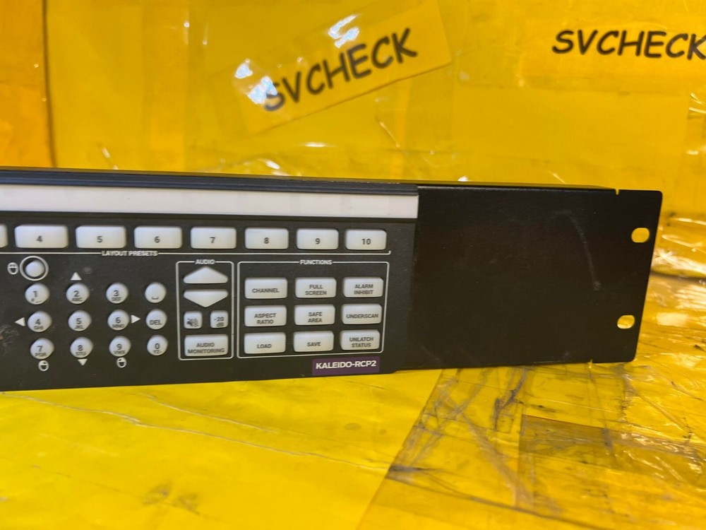 Belden Grass Valley Kaleido-RCP2 Ethernet Remote Control Panel KM Gateway Rack