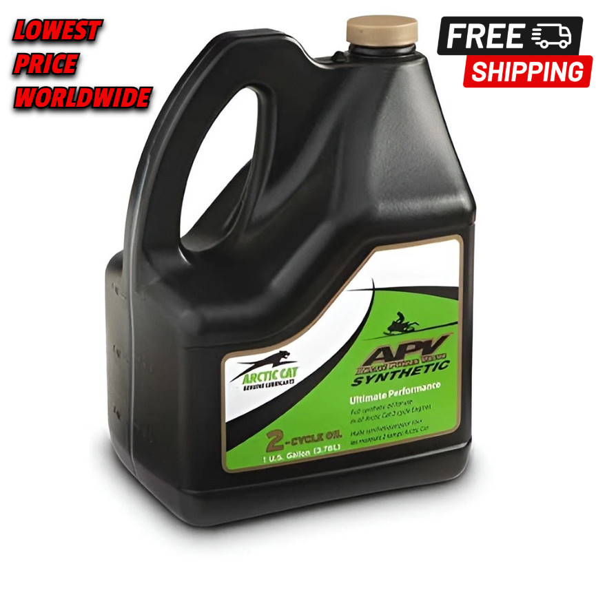Arctic Cat OEM APV Synthetic High Performance 2-Stroke Oil (1 Gallon) 5639-469