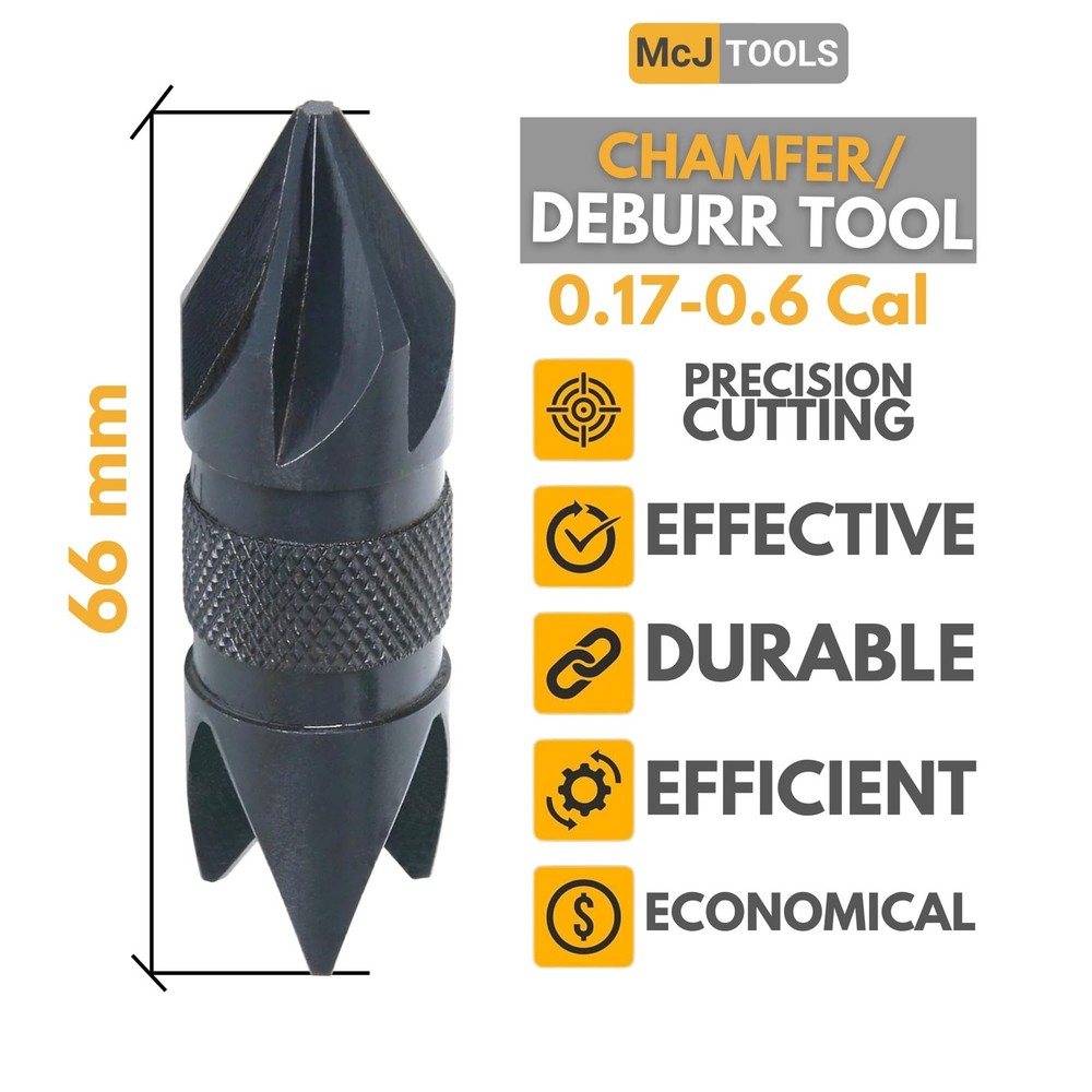 Reloading Chamfer Deburr Hand Tool 0.17-0.6cal
