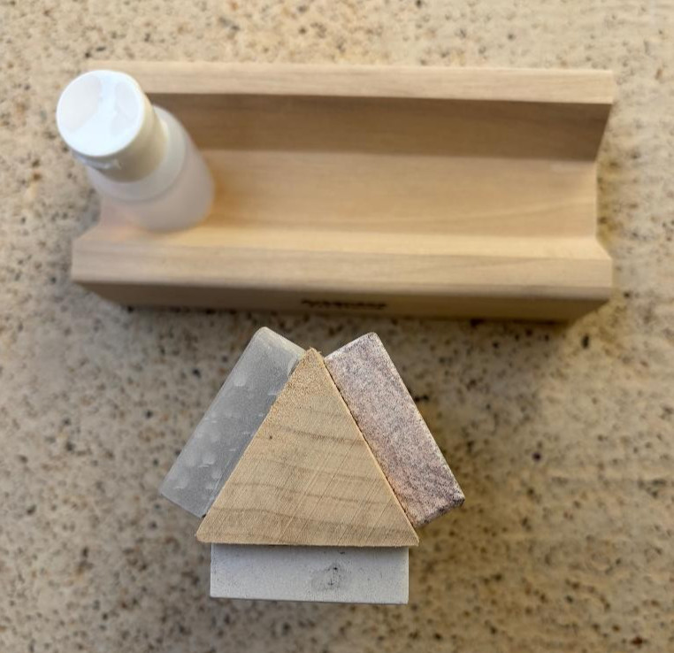 Tri 4 Arkansas Knife Sharpening Stone Kit