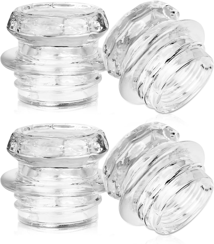 4Pcs Coffee Percolator Glass Top Replacement - Percolator Glass Top Replacement