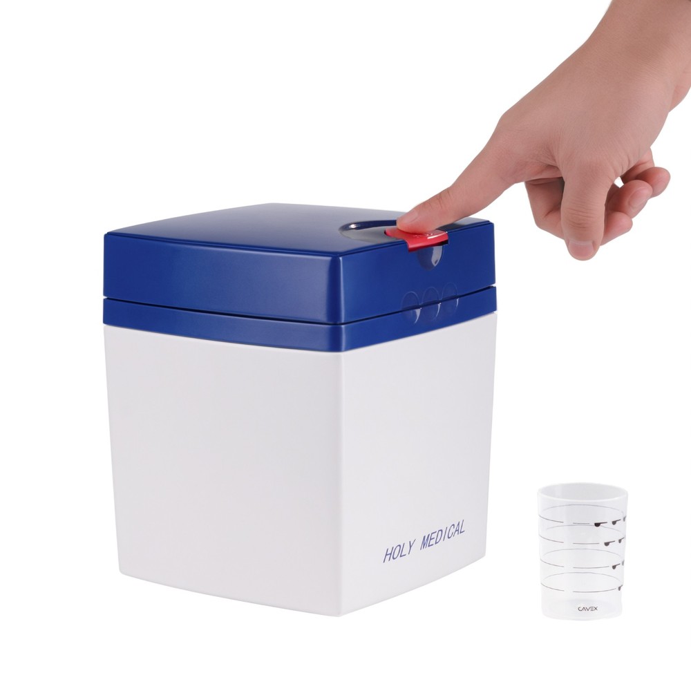 1Pc Moisture Proof Box Impression Materials Plastic Container for Dental Mixer
