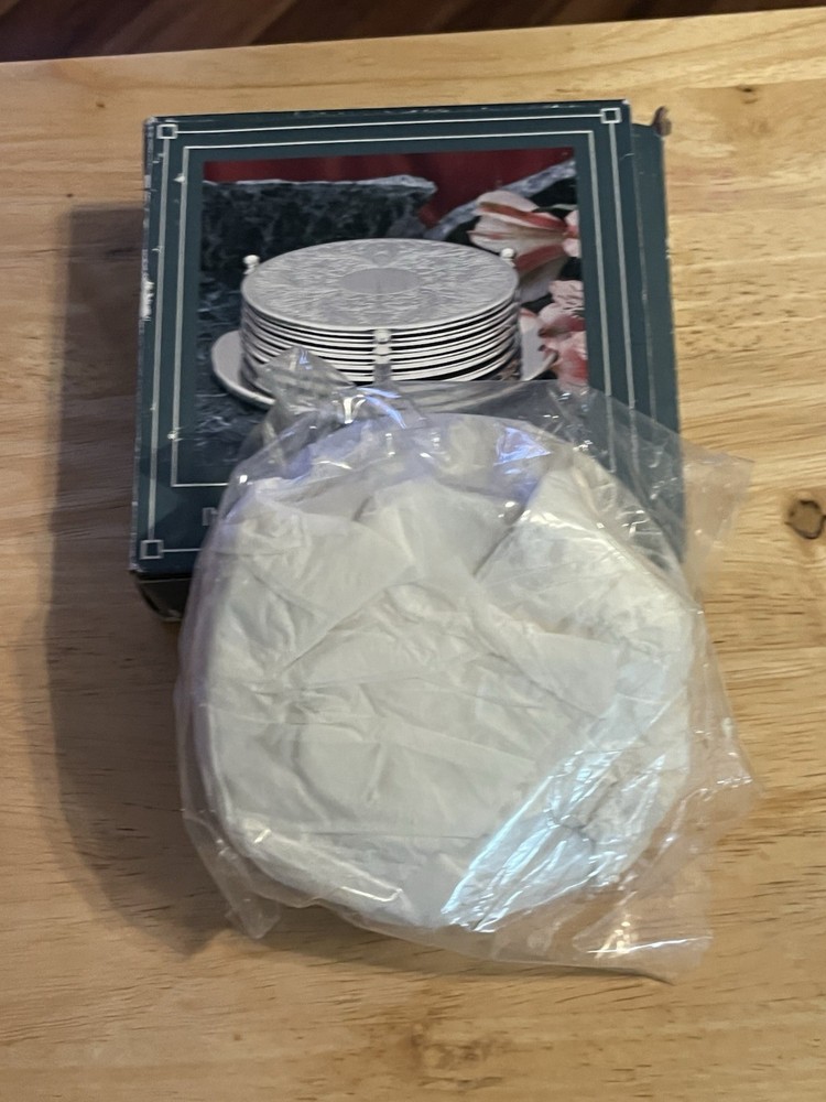 Vintage Silver Plate Coaster Set. 7 Pc ( New) International Silver Comp…
