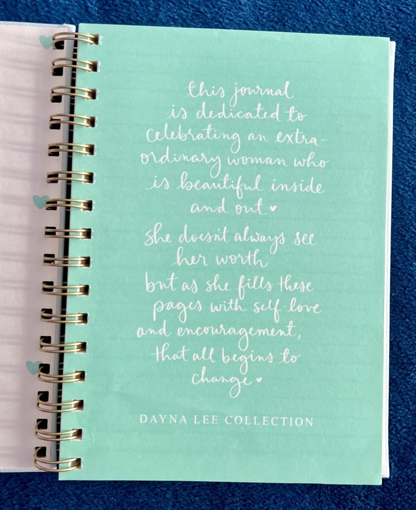 Notebook Hard Cover 6x8 Wire-bound Dayna Lee Collection