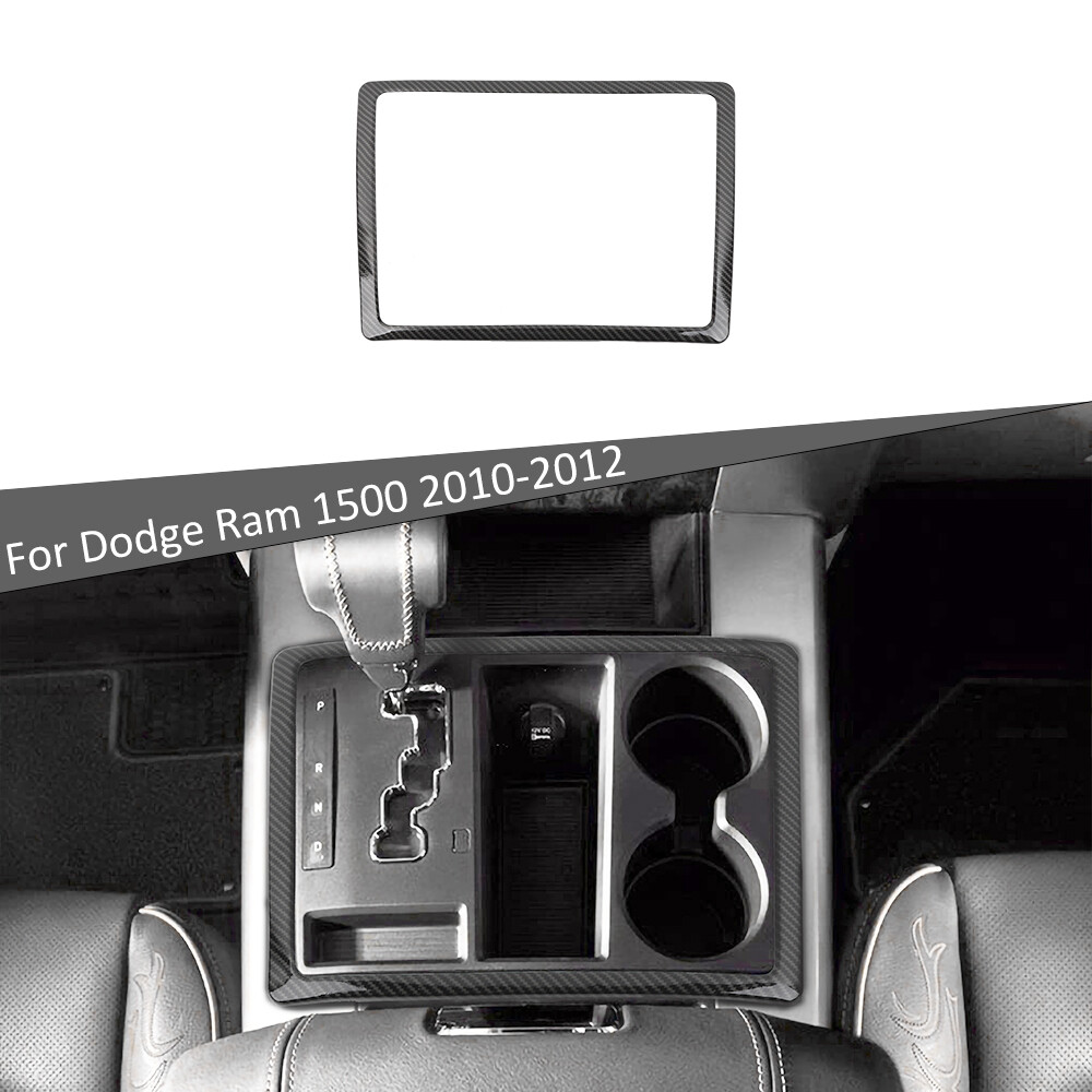 Gear Shift Cup Holder Cover Trim Bezel For Dodge Ram 1500 2010 2011 2012 ABS
