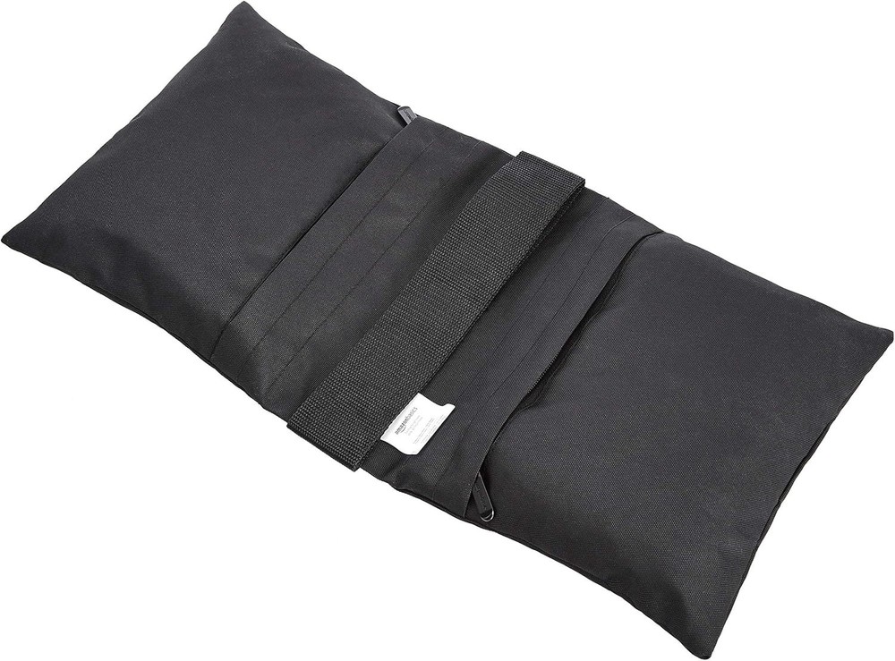 Photographic Empty Sandbag for Light Stands, 4-Pack, Black