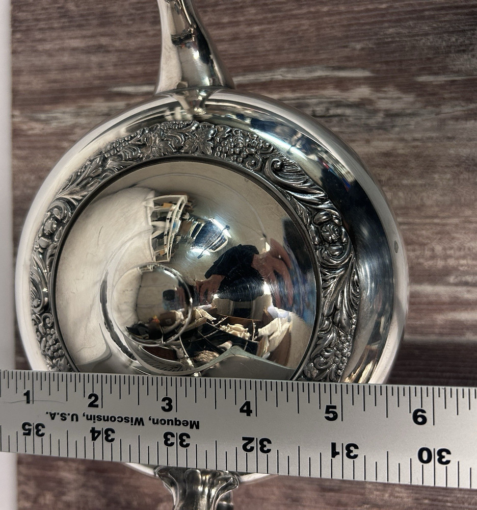 VTG Wilcox New Beverly Manor Silver Plate Teapot #1302 Polished Hinged Lid Fancy