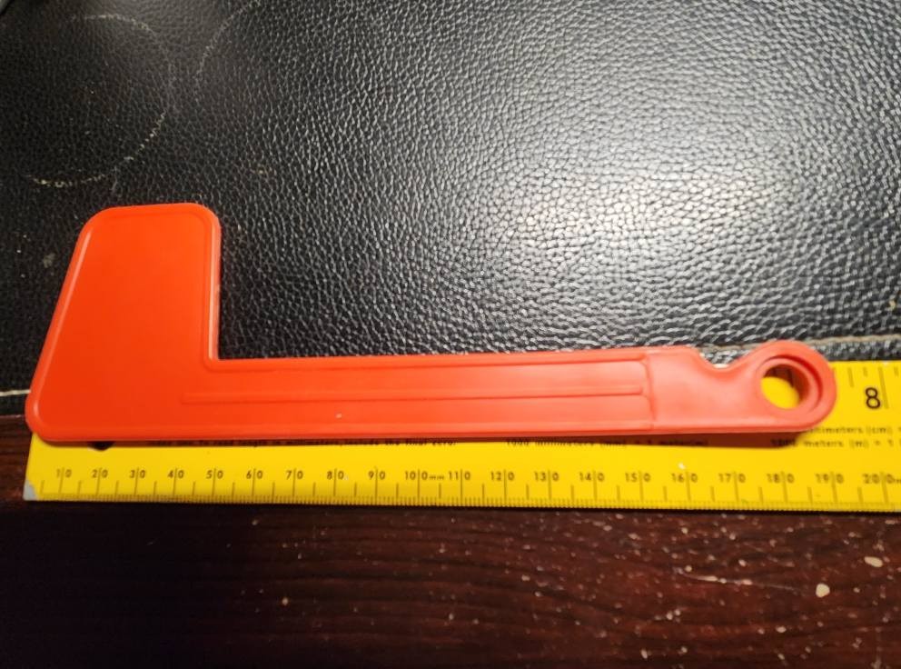 NEW 7.5" Red Mailbox Flag Replacement for Mail Box Durable Plastic Hardware