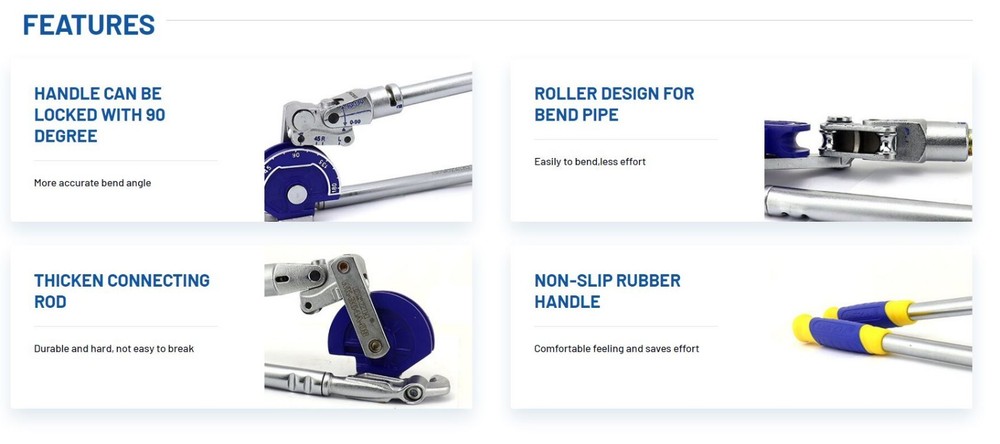 Lever Type Tube Bender 7/8"