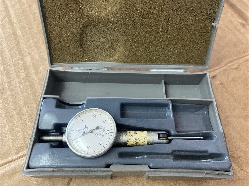 Mitutoyo Dial Test Indicator No. 513-118, .001"-.040"